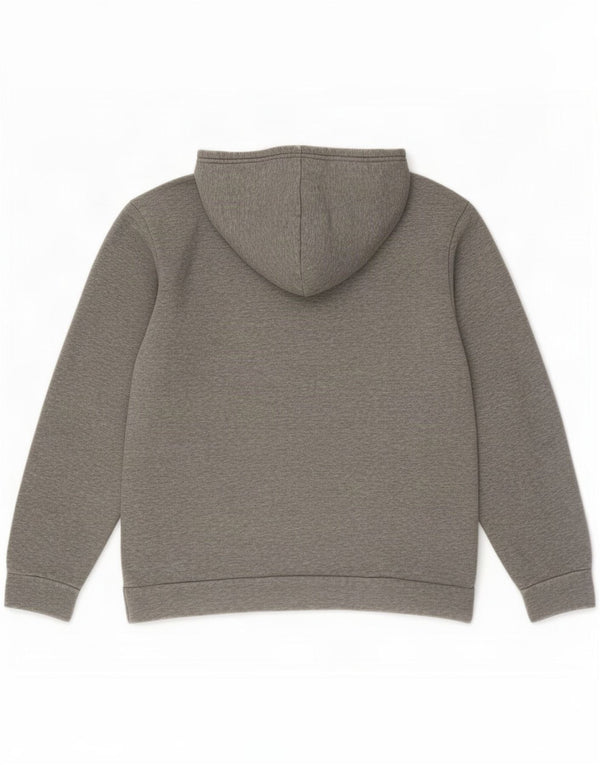 Puma Jungen-Kapuzenpullover mit Grafik, 15–16 Jahre, grau gefleckte Baumwolle