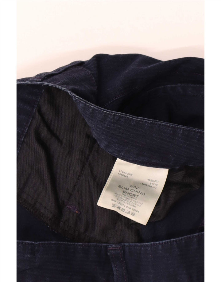 Lee Herren Chinoshorts W32 Medium Marineblau Baumwolle
