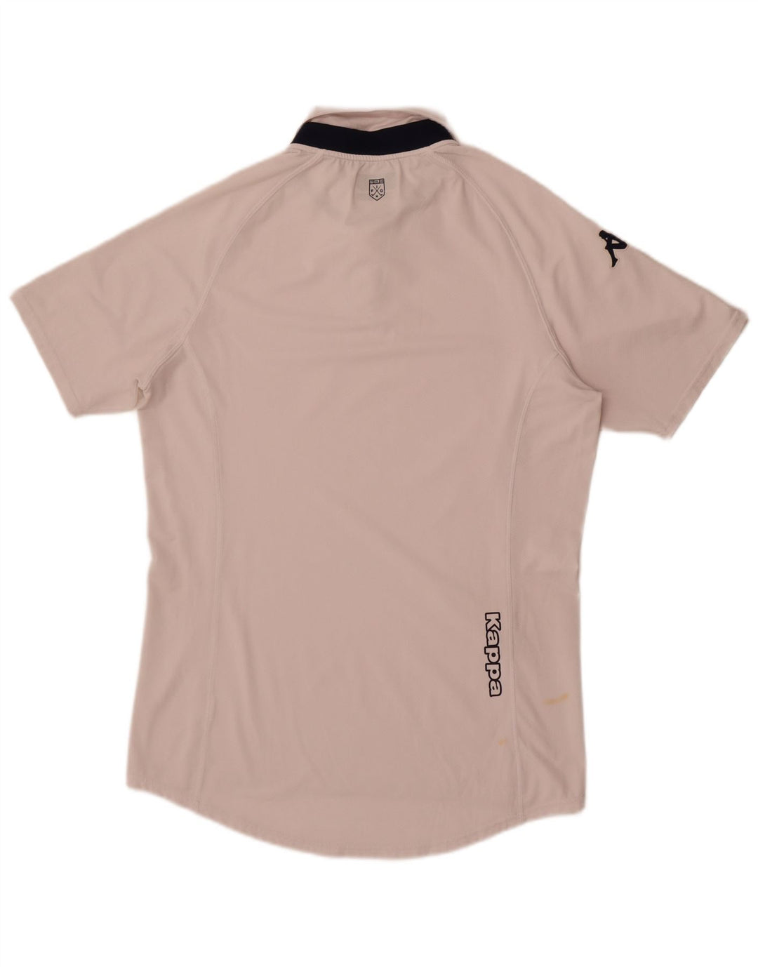 Kappa Herren Poloshirt mit Grafik, Größe L, Weiß