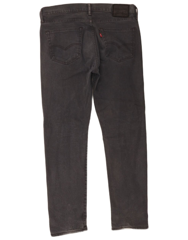 Levi's Herren Slim Jeans W34 L32 Graue Baumwolle