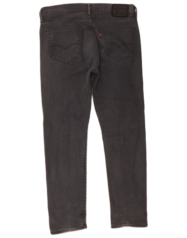 Levi's Herren Slim Jeans W34 L32 Graue Baumwolle