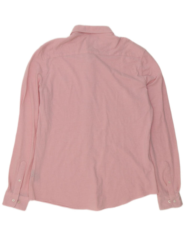 Crew Clothing Herren Slim Fit Hemd XL Rosa Baumwolle