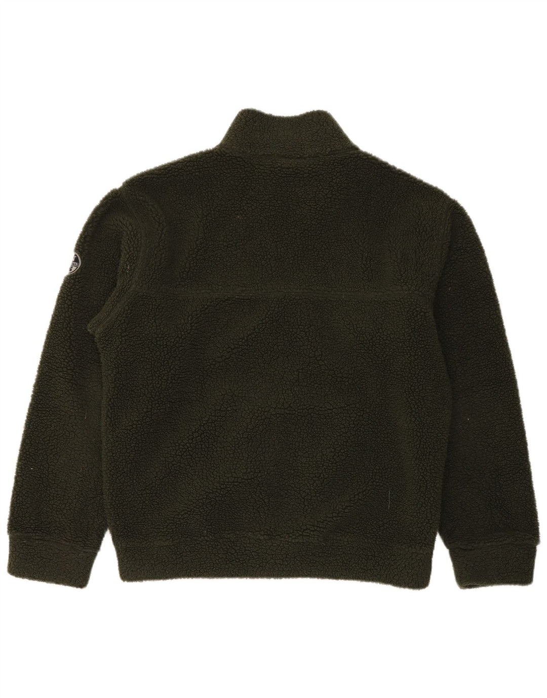 North Sails Herren-Fleecejacke mit Grafik, UK 38, mittelgrün, Polyester