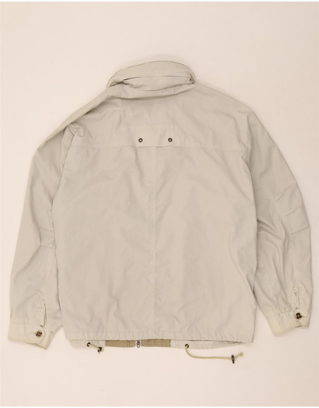 Vintage Herren Utility Jacke UK 42 XL Beige Baumwolle