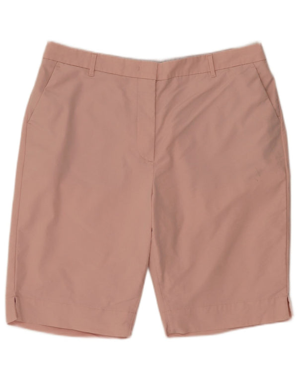 Marks & Spencer Damen Chinoshorts UK 16 Large W36 Rosa Baumwolle