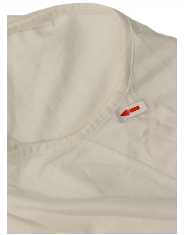Champion Damen-Weste-Top, UK 18, XL, weiße Baumwolle