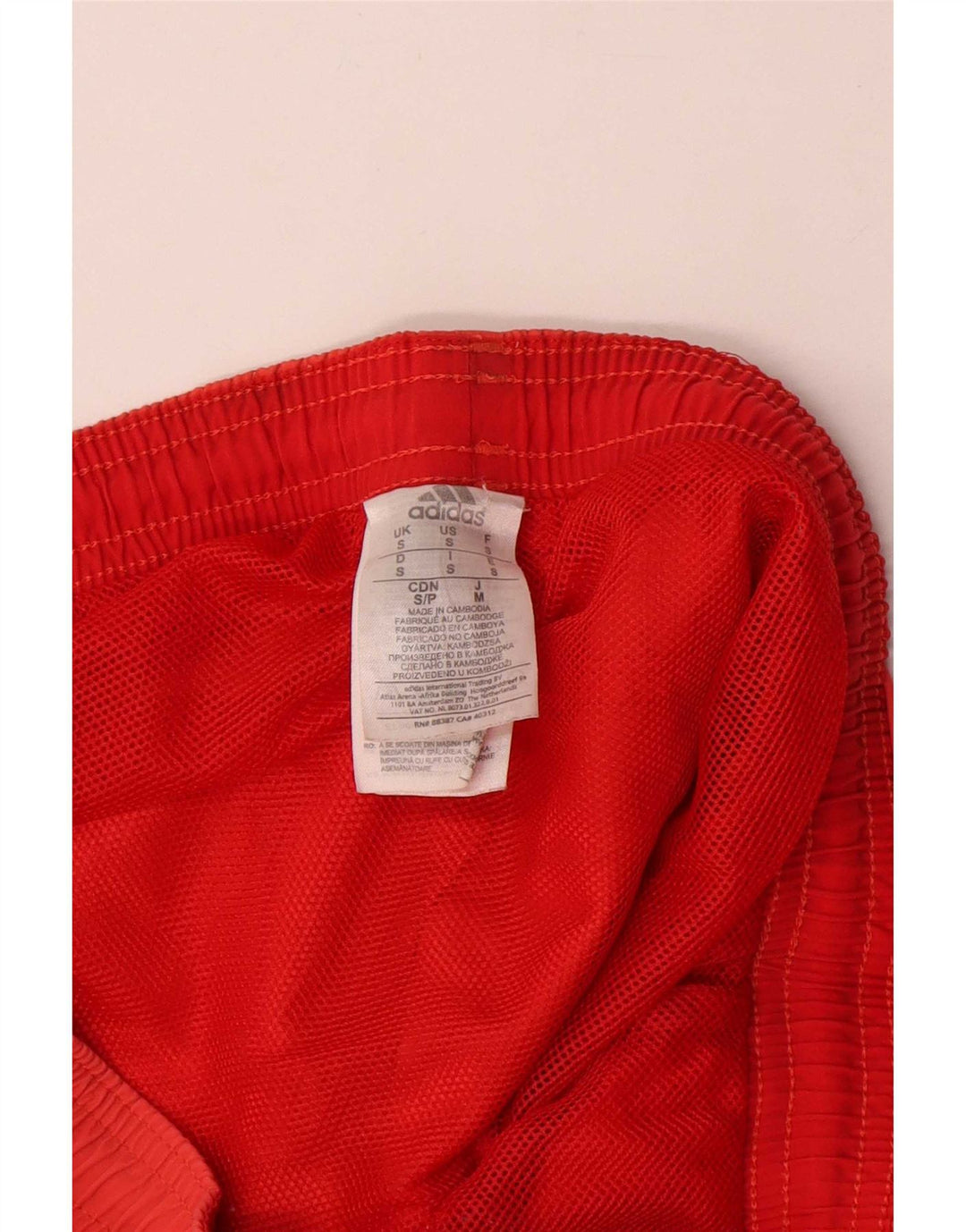 Adidas Herren Sport Shorts Small Rot Polyamid