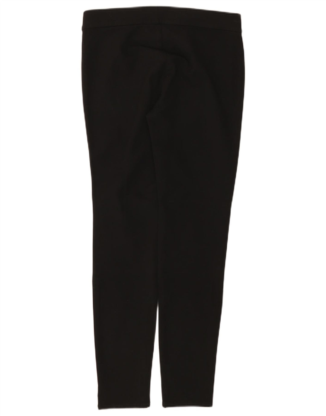 Zara Damen Mid Rise Slim Freizeithose Medium W28 L28 Schwarz Polyester