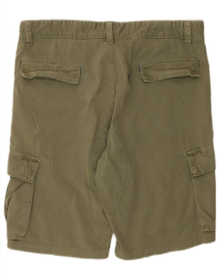 Yes Zee Herren Cargoshorts W33 Medium Khaki Baumwolle