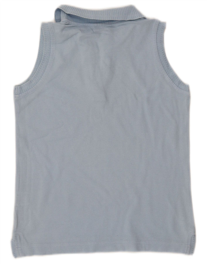 CHAMPION Ärmelloses Damen-Poloshirt, UK 10, Größe S, Blau, Baumwolle