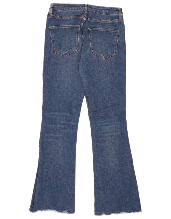 Zara Damen Schlagjeans EU 38 Small W28 L31 Blau