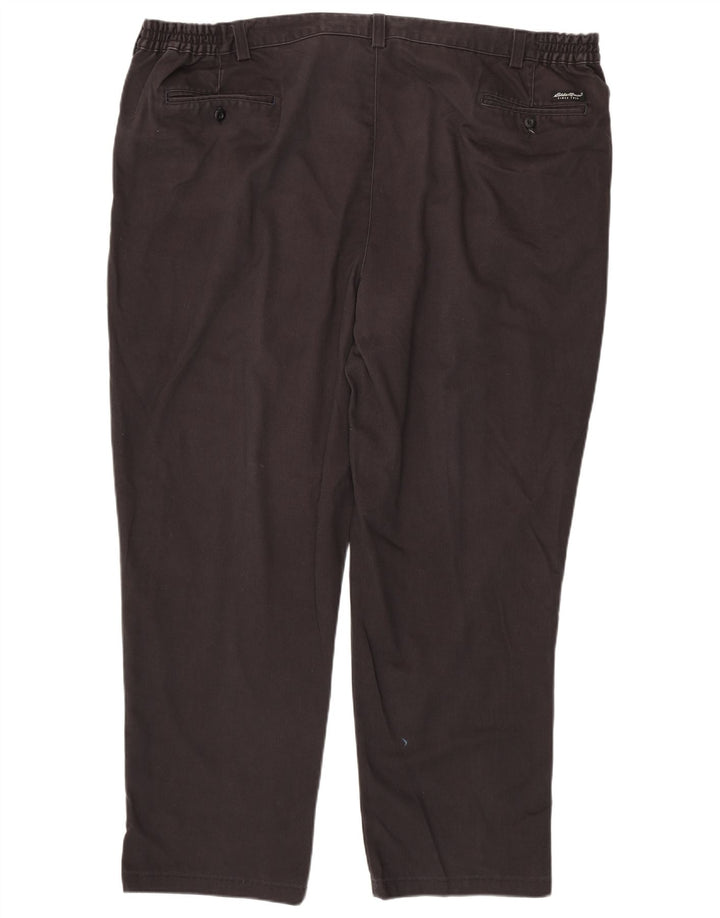 EDDIE BAUER Herren-Chinohose mit Pegged, W48, L31, graue Baumwolle