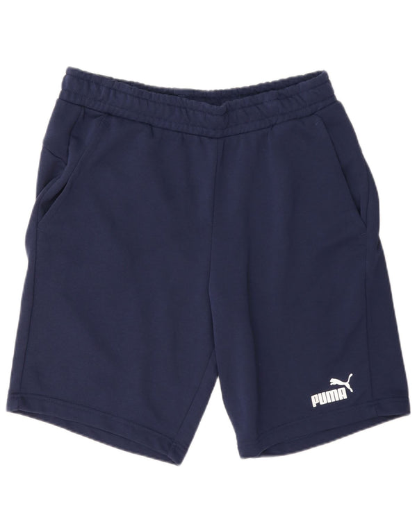 Puma Herren-Sportshorts, groß, marineblau, Baumwolle