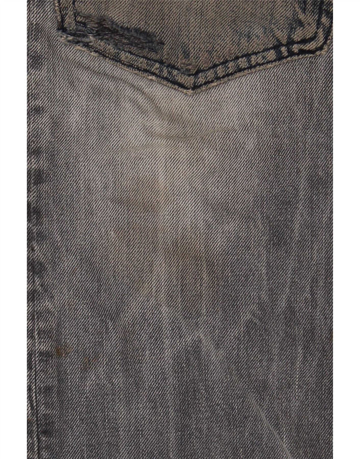 Diesel Herren Distressed Cargo Straight Jeans W32 L34 Blaue Baumwolle