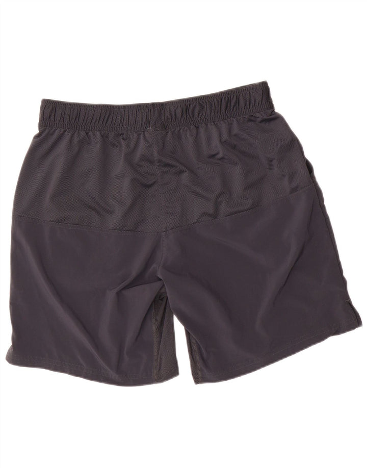 Decathlon Herren Sportshorts mittelgraues Polyester