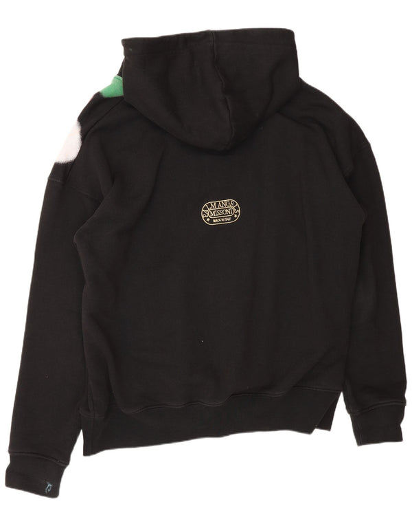 Palm Angels&Missoni Herren-Kapuzenpullover mit Grafik, 2XL, Schwarz, Baumwolle, Designer