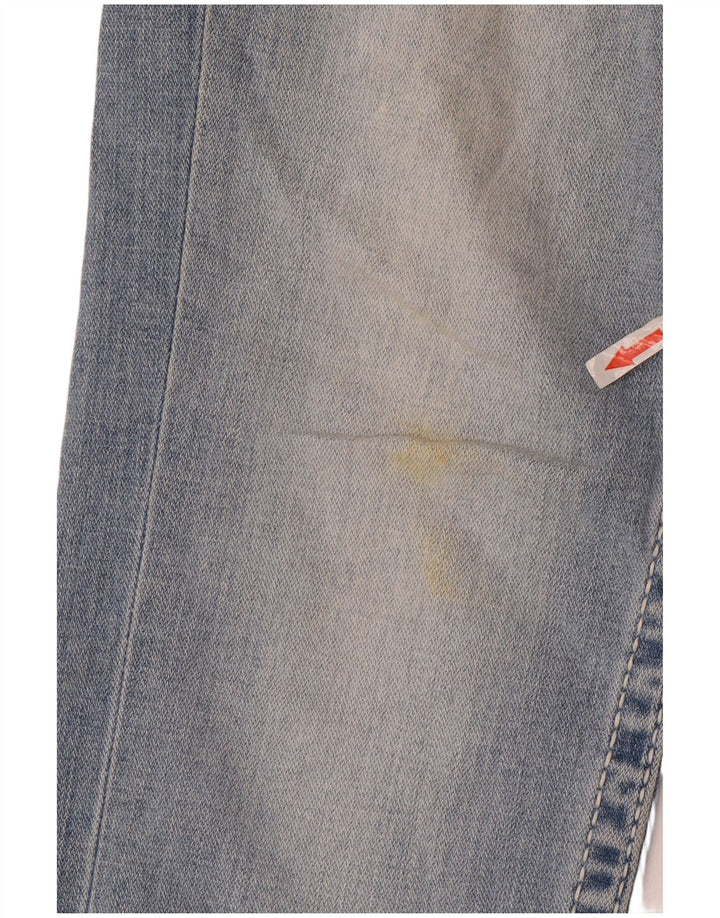 TRUE RELIGION Damen Slim Jeans W30 L29 Blaue Baumwolle