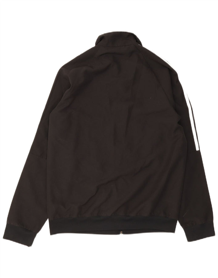 Adidas Herren Climalite Trainingsanzug Top Jacke Small Schwarz Polyester