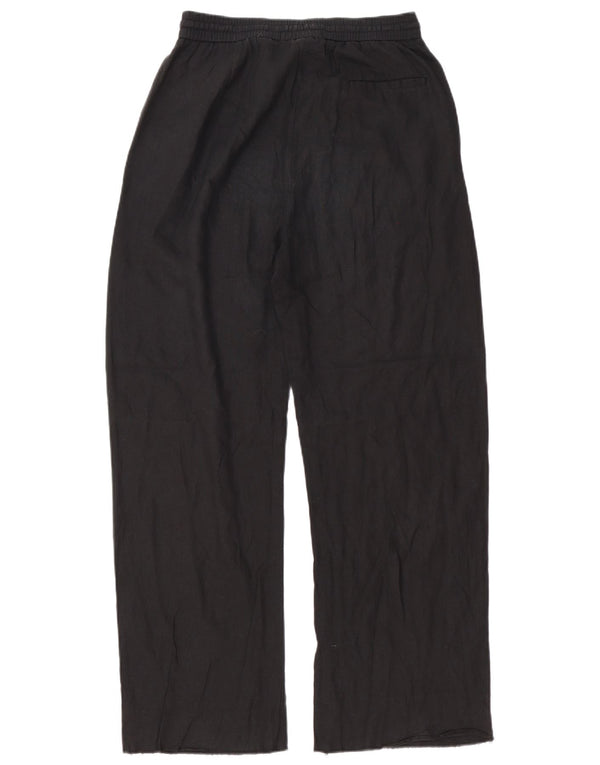 Zara Damen Trainingshose UK 12 Medium Schwarz