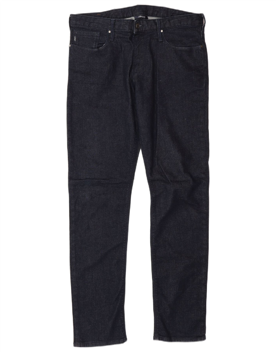 Armani Herren Slim Jeans W32 L32 Marineblaue Baumwolle