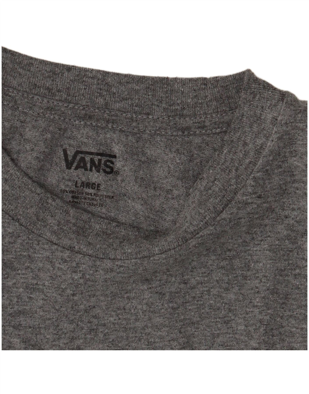 Vans Grafik-T-Shirt für Damen, UK 14, Größe L, Grau, Baumwolle