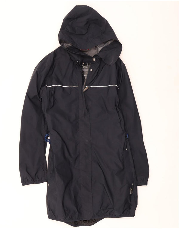 Helly Hansen Damen-Regenmantel mit Kapuze, UK 16, Größe L, Schwarz, Polyester