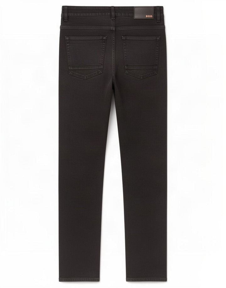 Hugo Boss Herren Slim Jeans W32 L30 Schwarze Baumwolle