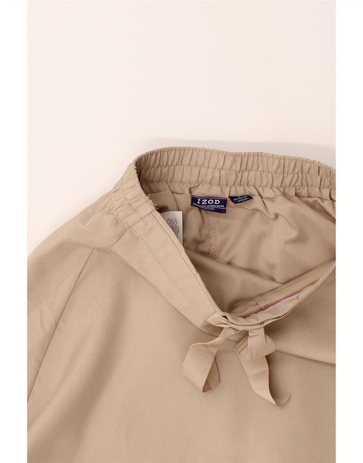 IZOD Girls A-Line Skirt 7-8 Years W24  Beige Polyester Vintage Izod and Second-Hand Izod from Messina Hembry 