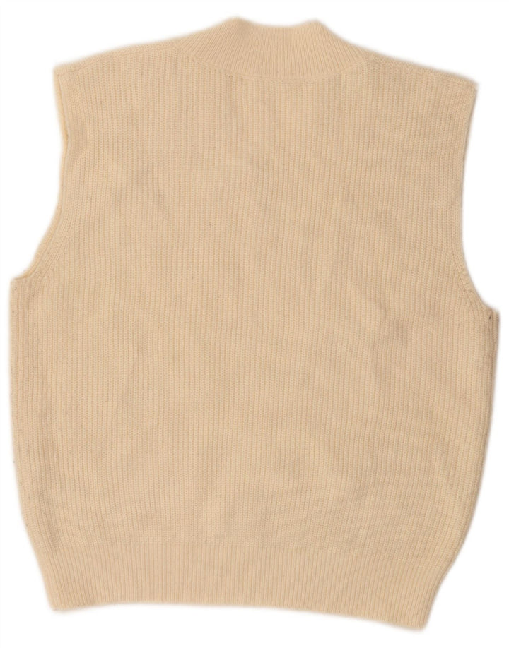 John Lewis Herren Weste Tank Top Small Beige Acryl
