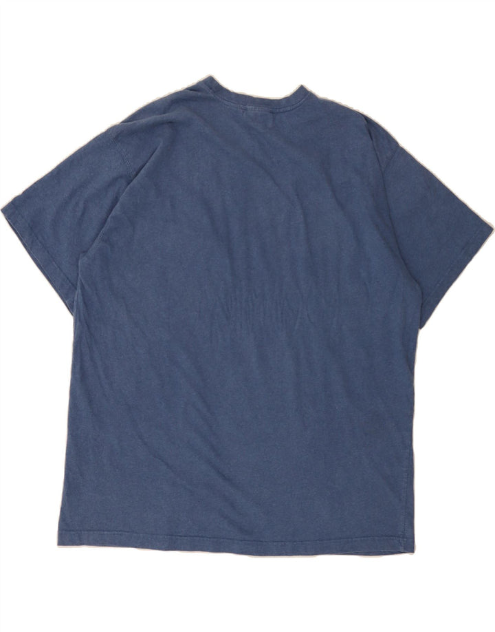 DOCKERS Mens T-Shirt Top XL Blue Cotton Vintage Dockers and Second-Hand Dockers from Messina Hembry 