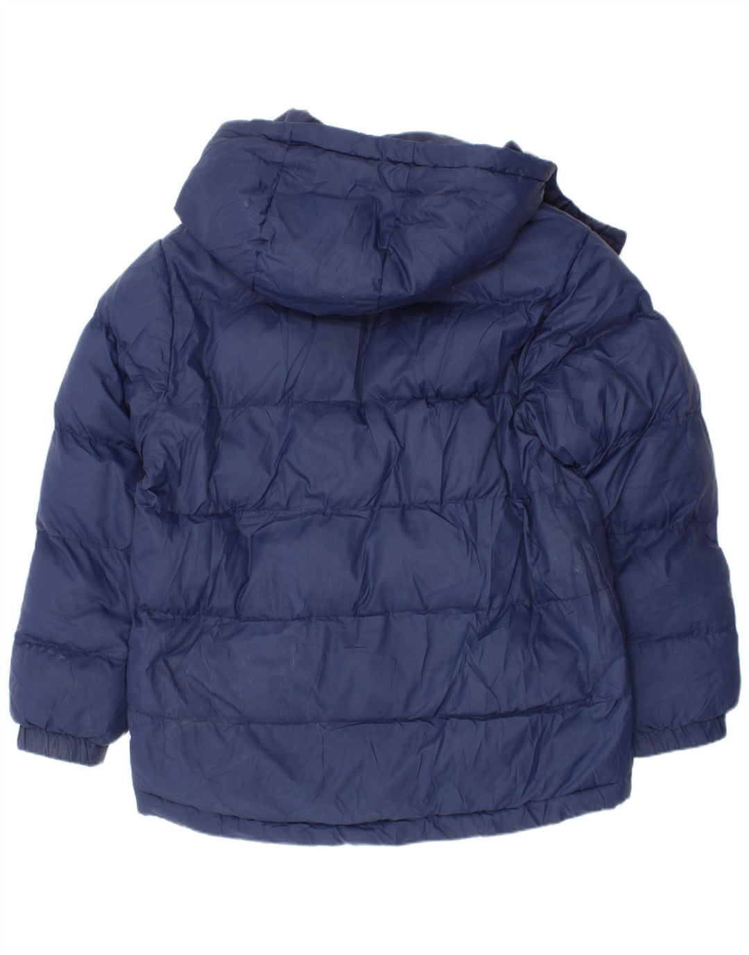 Timberland Jungen wattierte Jacke mit Kapuze, 7–8 Jahre, blaues Polyester