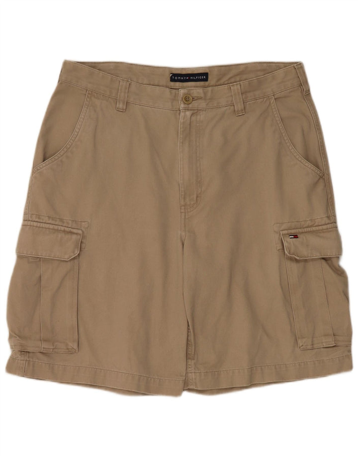 Tommy Hilfiger Herren Cargoshorts W33 Mittelbeige Baumwolle