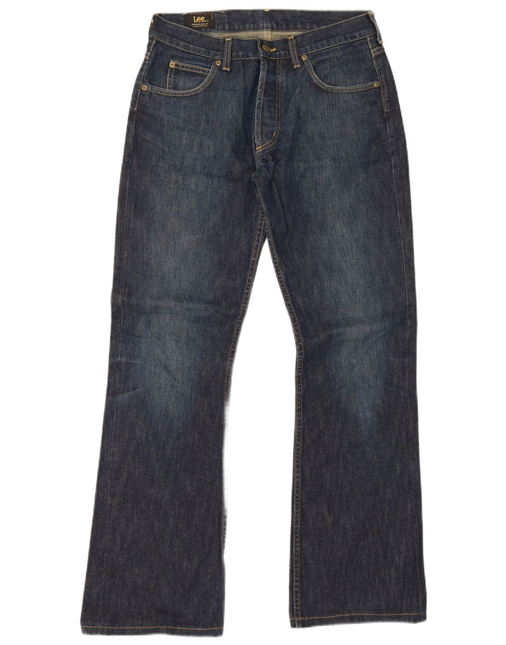Lee Herren Denver Bootcut Jeans W32 L32 Blaue Baumwolle