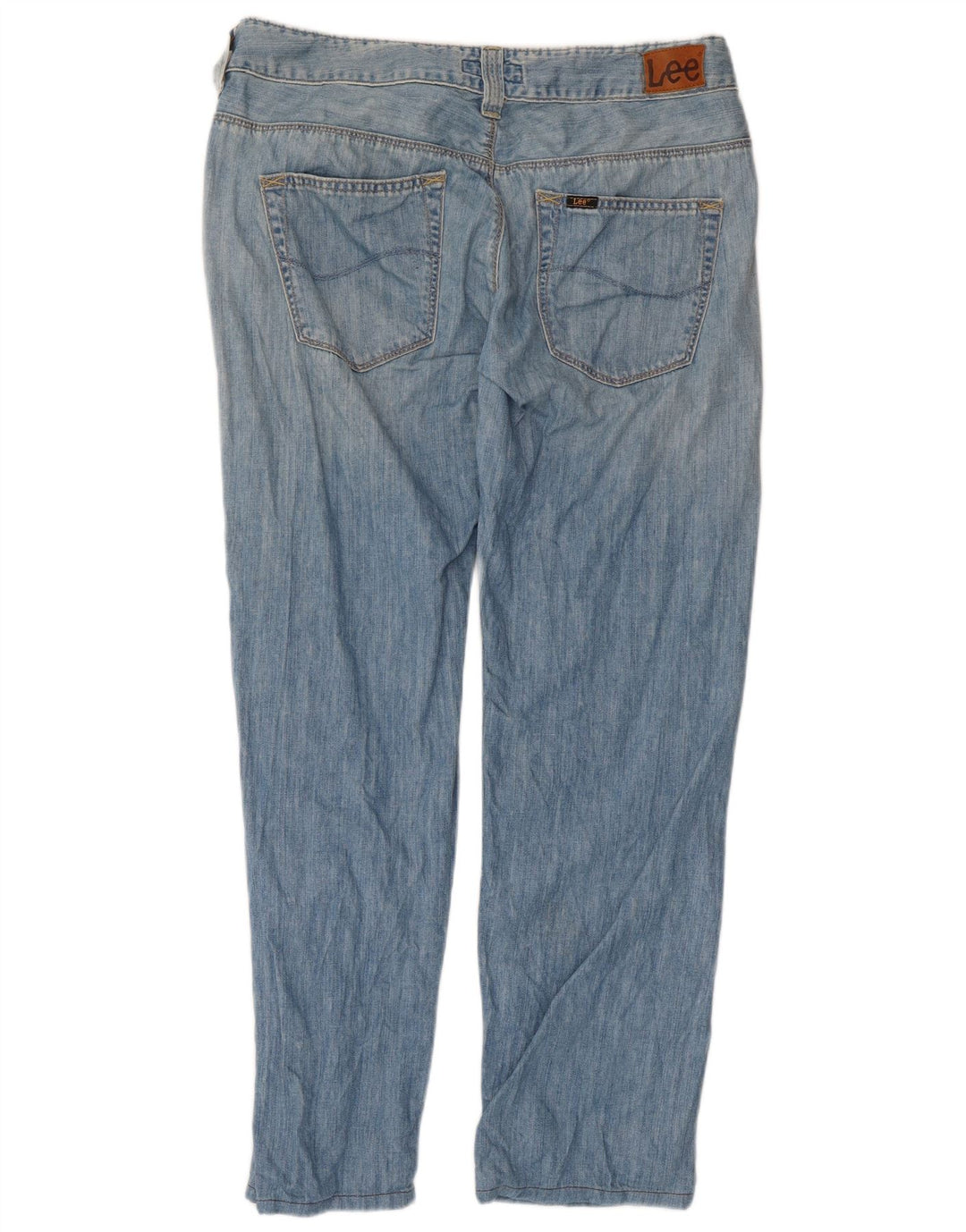 Lee Herren Avalon Straight Jeans W33 L33 Blaue Baumwolle