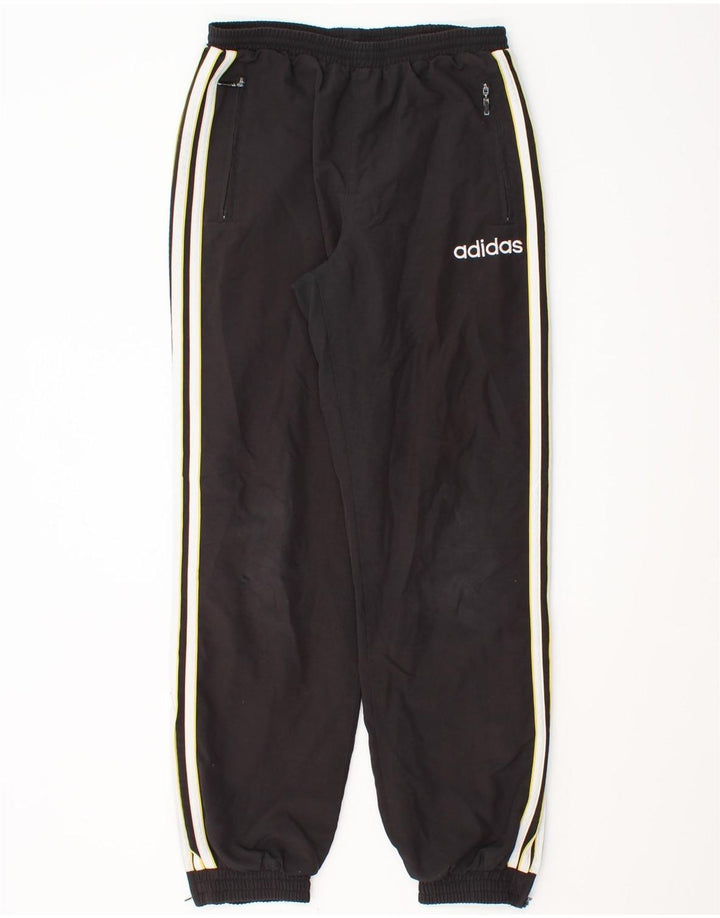 Adidas Herren Trainingshose Jogger UK 38/40 Medium Schwarz Polyester