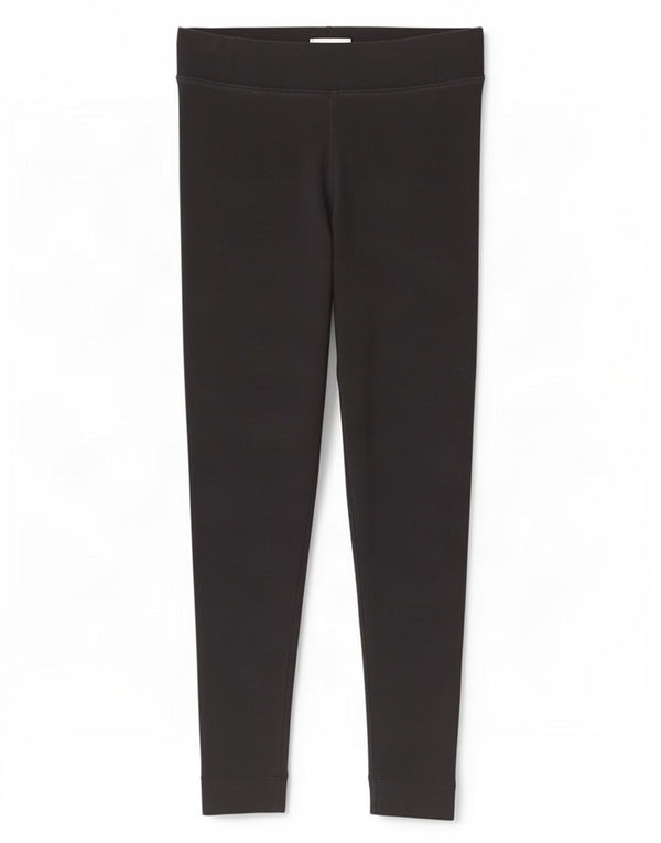 Marks & Spencer Damen Leggings UK 12 Mittelschwarze Baumwolle