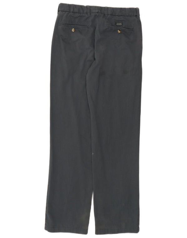 Gerade Herren-Anzughose von Marks & Spencer, W32, L33, graue Baumwolle
