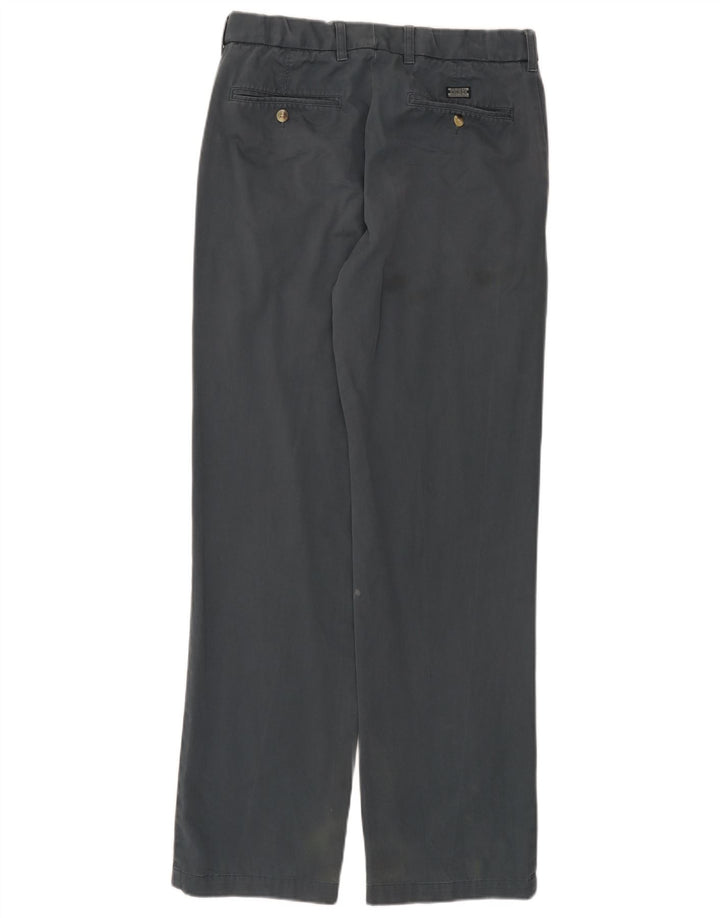 Gerade Herren-Anzughose von Marks & Spencer, W32, L33, graue Baumwolle