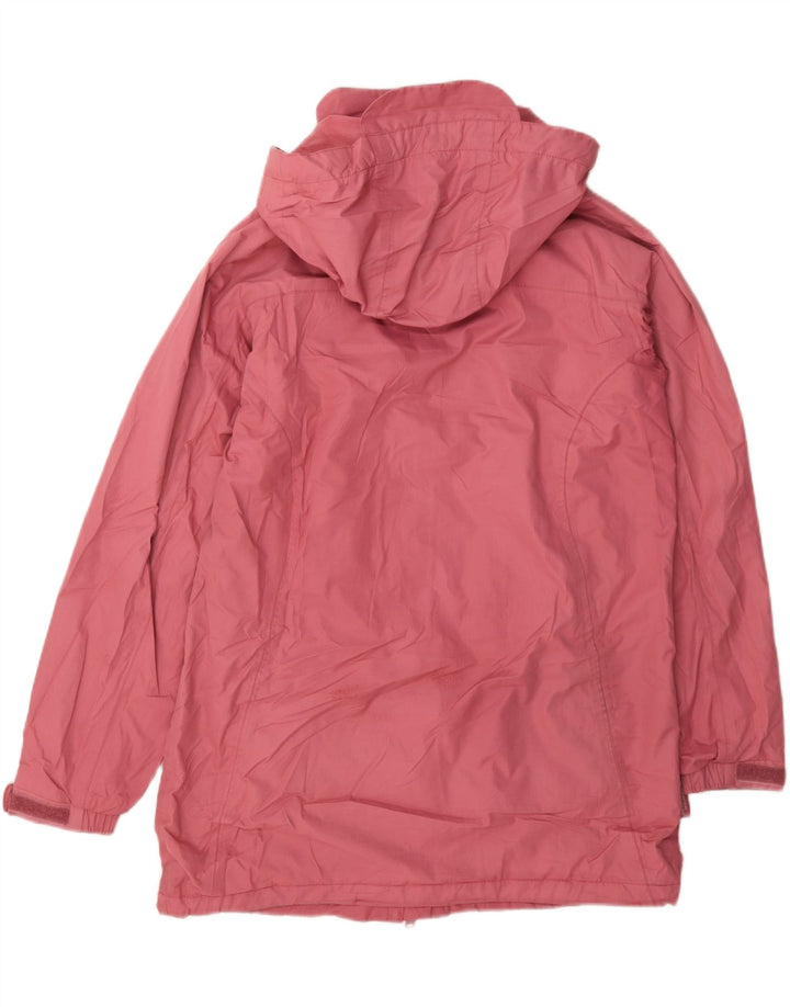 Mountain Warehouse Damen-Regenmantel mit Kapuze, UK 14, Größe L, Rosa, Polyester