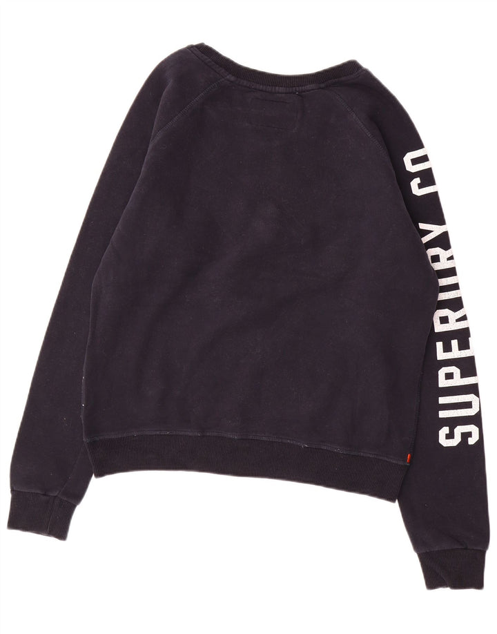 SUPERDRY Leichtathletik-Sweatshirt für Damen, Gr. 40, Marineblau