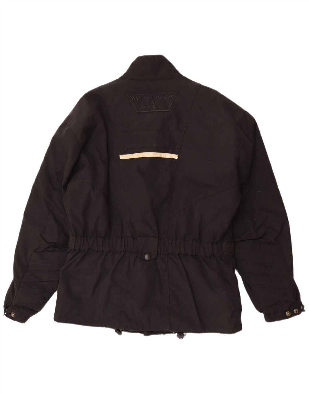 Buse Herren Graphic Racer Jacke UK 40 Large Schwarz Nylon