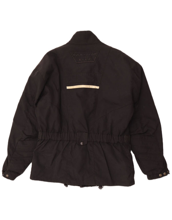 Buse Herren Graphic Racer Jacke UK 40 Large Schwarz Nylon