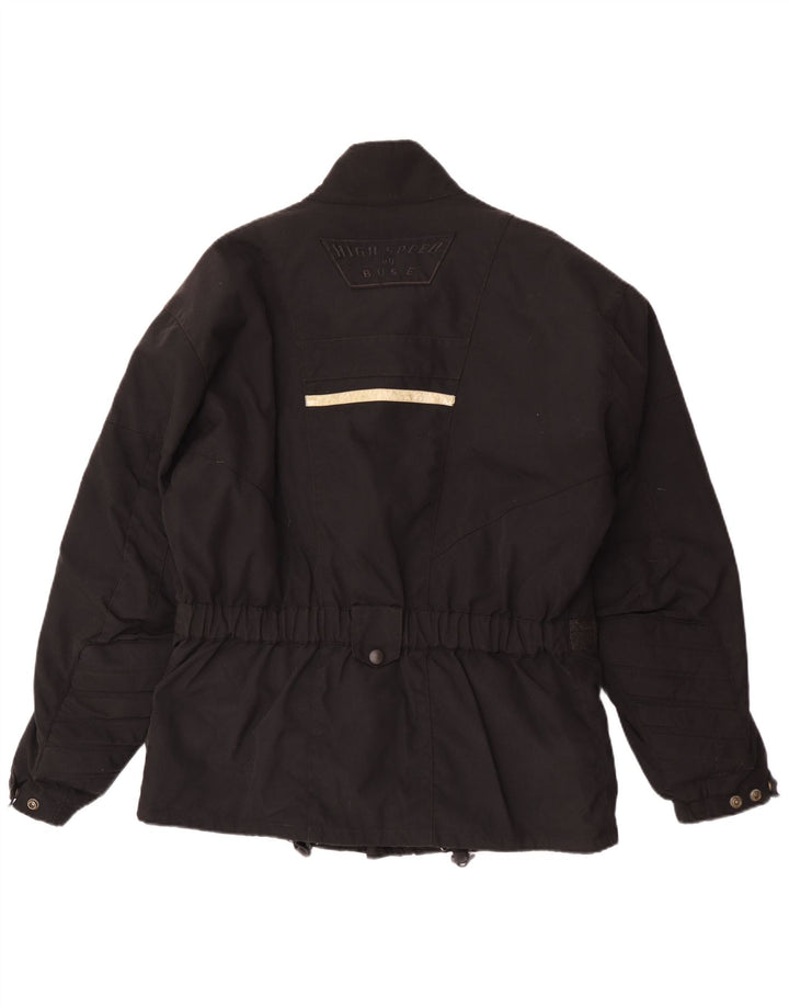 Buse Herren Graphic Racer Jacke UK 40 Large Schwarz Nylon