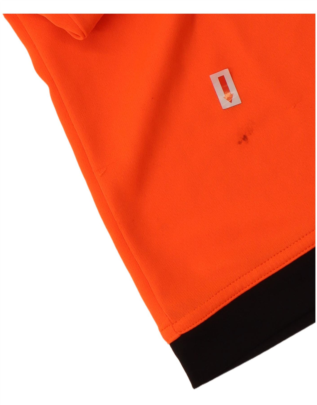 ADIDAS Climalite T-Shirt für Jungen, 9–10 Jahre, orangefarbenes Colourblock-Polyester