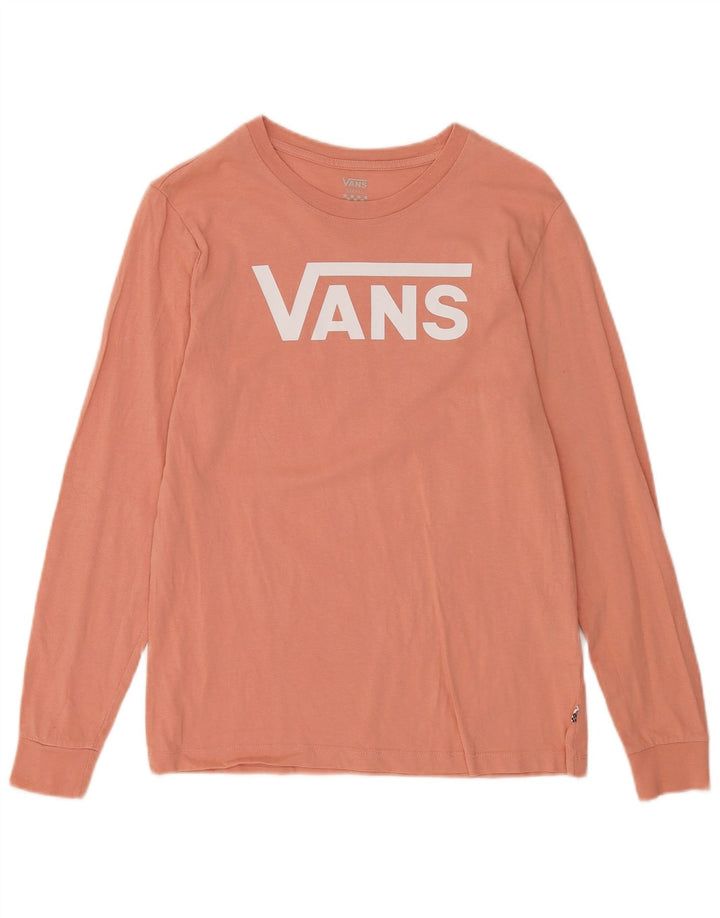 VANS Herren Graphic Top Langarm Small Rosa Baumwolle