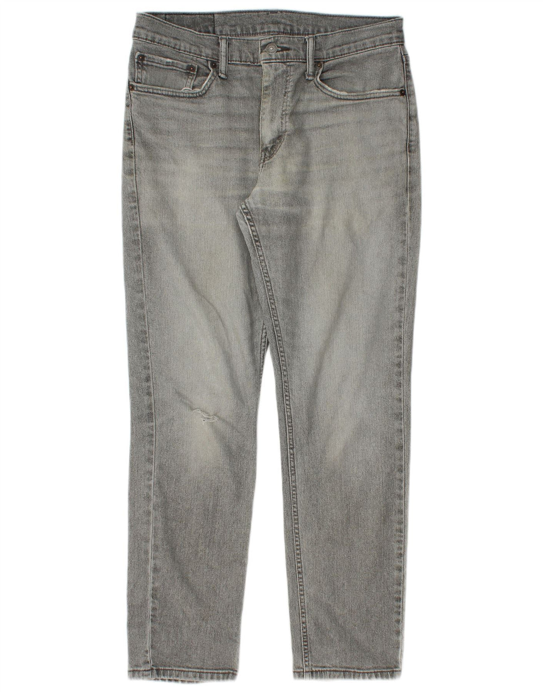 Levi's Herren 511 Distressed Slim Jeans 32 L30 Graue Baumwolle