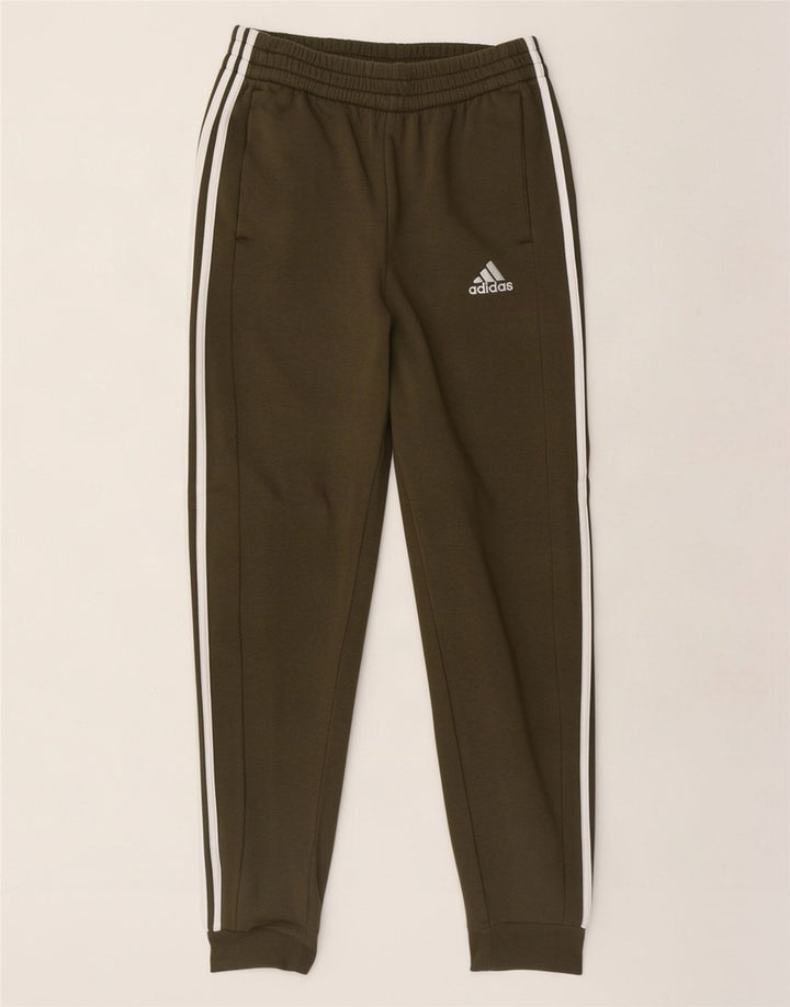 Adidas Herren-Trainingshose, Jogginghose, mittlere Khaki-Baumwolle