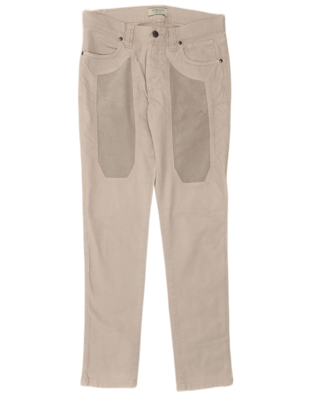 Jeckerson Herren Slim Jeans W30 L30 Beige Baumwolle
