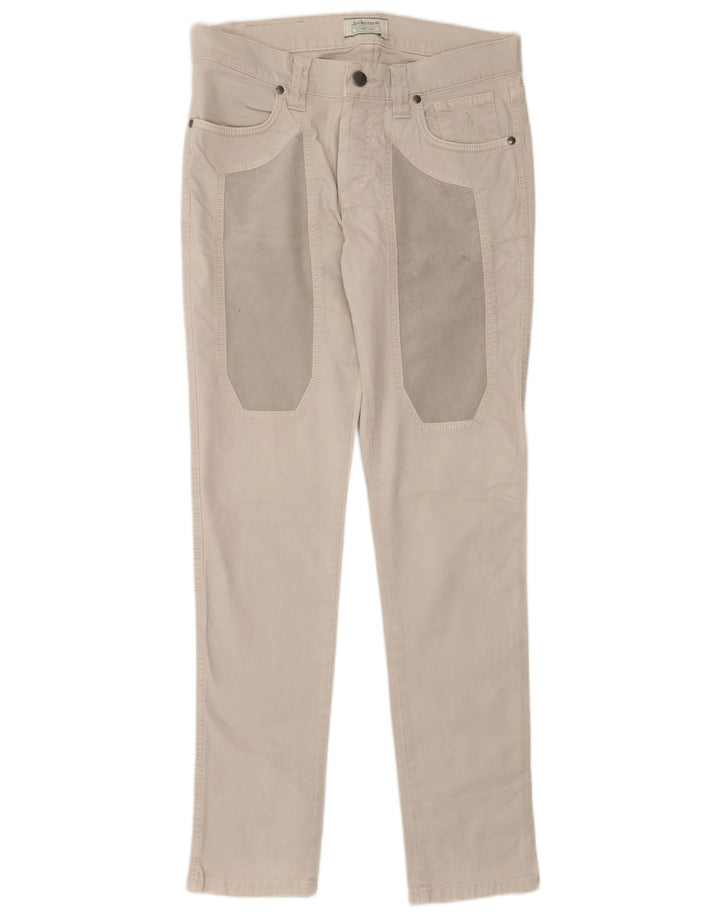 Jeckerson Herren Slim Jeans W30 L30 Beige Baumwolle