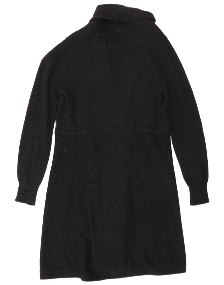 Phase Eight Damen Longline Open Cardigan Pullover UK 12 Medium Schwarz